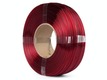 Filament Spectrum ReFill PET-G Premium 1.75mm TRANSPARENT RED 1kg