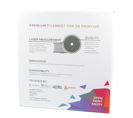 Filament Spectrum PLA Glitter 1.75mm AZTEC GOLD 0.5kg