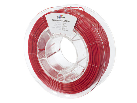 Filament Spectrum S-Flex 85A 1.75mm BLOODY RED 0.25kg (RAL 3020)