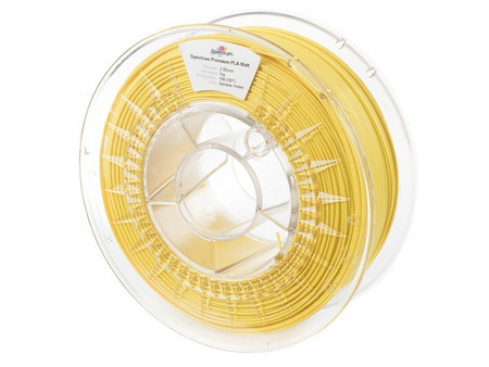 Filament Spectrum PLA MATT 2.85mm BAHAMA YELLOW 1kg