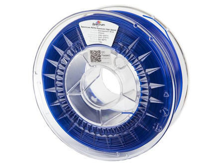 Filament Spectrum PETG Premium High Speed 1.75mm TR. BLUE 1kg