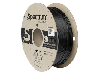 Filament Spectrum rPLA 1.75mm TRAFFIC BLACK 1kg (RAL 9017)