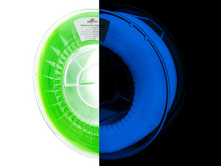 Filament Spectrum PLA Premium High Speed 1.75mm NEON GREEN UV 1kg